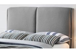 5ft King Size Oakland Light Grey Fabric Upholstered Bed Frame 2